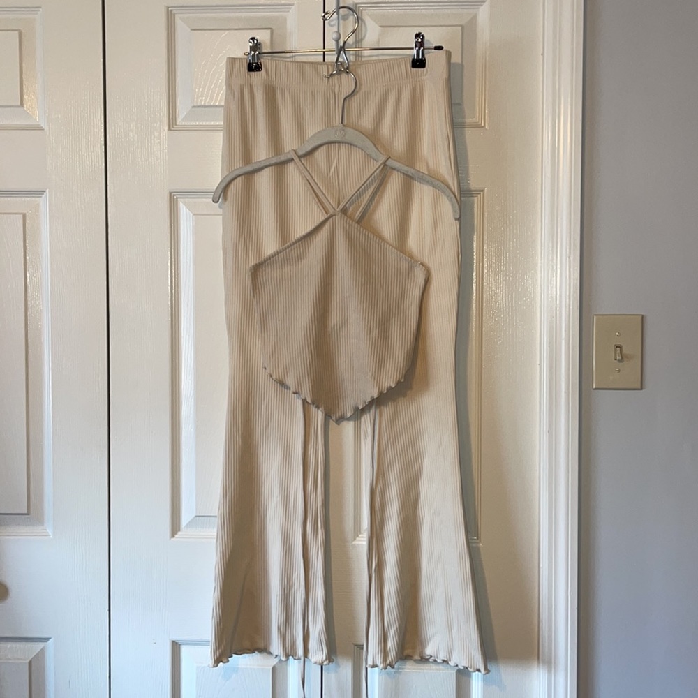 Wild Fable Crop Top & Flare Pant Set